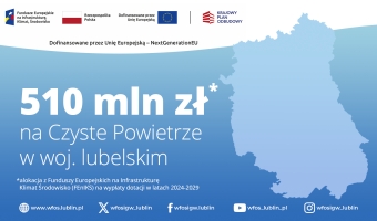 510 mln zł środków unijnych na „Czyste Powietrze” w Lubelskiem