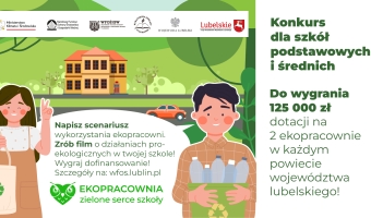 Nowy program WFOŚiGW „Ekopracownia – zielone serce szkoły”